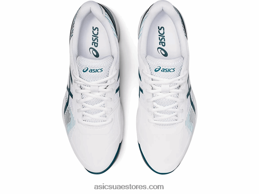 Asics أبيض / صنوبر مخملي لعبة جل 8 2N24DJ1246