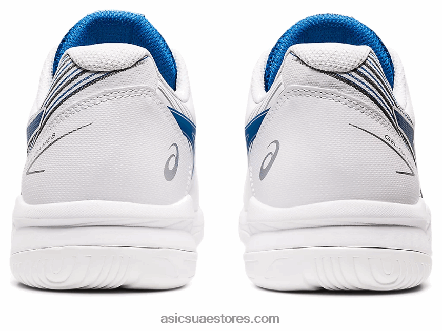 Asics محرك أبيض / بحيرة لعبة جل 8 2N24DJ1289