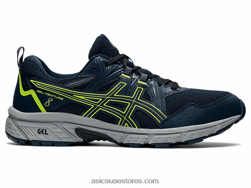 Asics الأزرق الفرنسي / الأخضر الخطر جل فينشر 8 2N24DJ1496