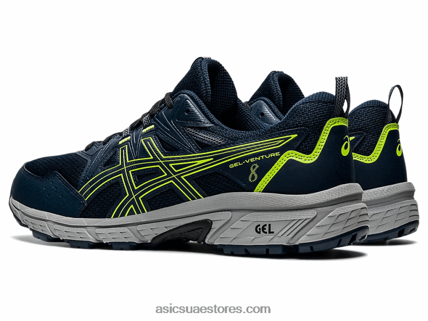 Asics الأزرق الفرنسي / الأخضر الخطر جل فينشر 8 2N24DJ1496