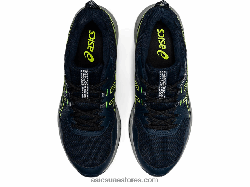 Asics الأزرق الفرنسي / الأخضر الخطر جل فينشر 8 2N24DJ1496