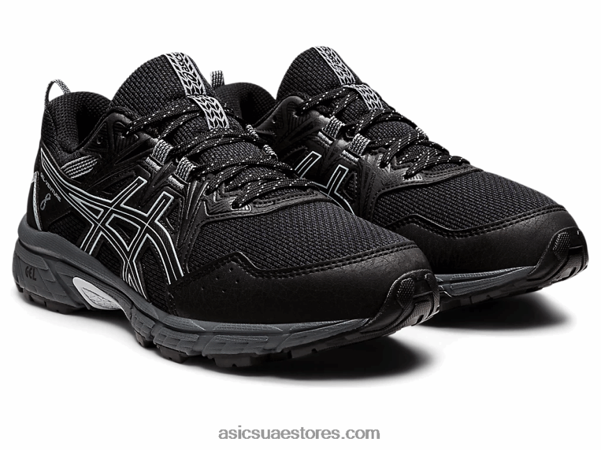 Asics أسود / رمادي بيدمونت جيل فينشر 8 (د) 2N24DJ1520