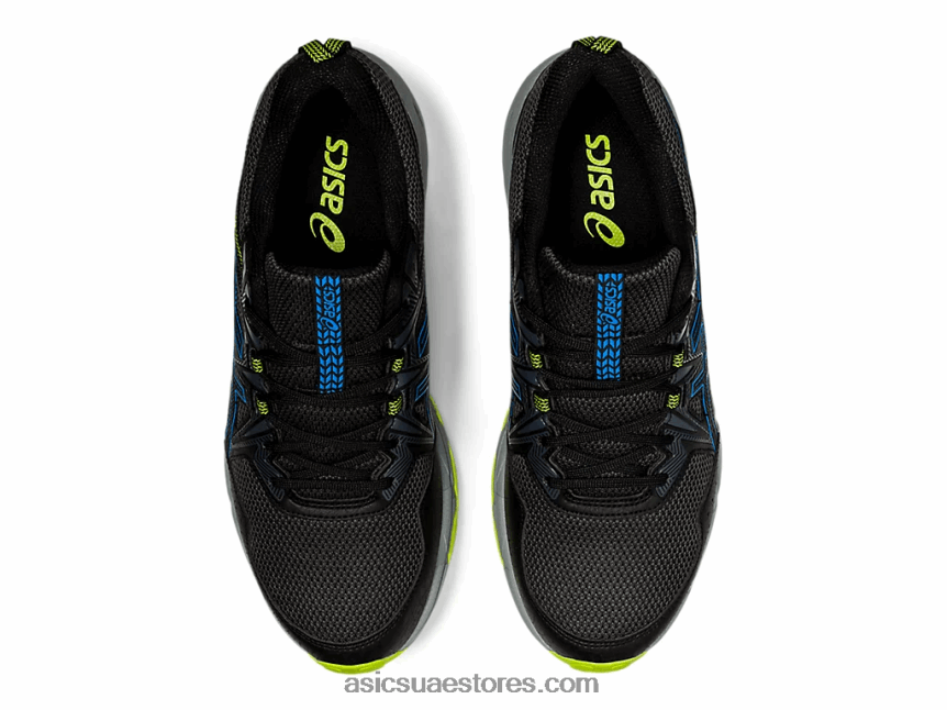 Asics أسود / أزرق مباشر جل فينشر 8 2N24DJ1557