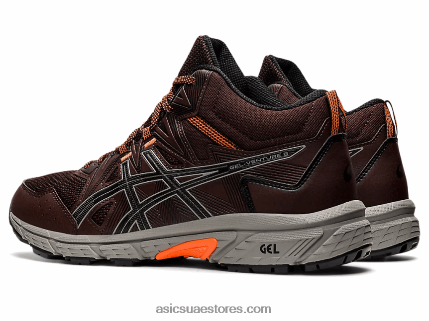 Asics القهوة / الطين الرمادي جل فينشر 8 متر 2N24DJ1564