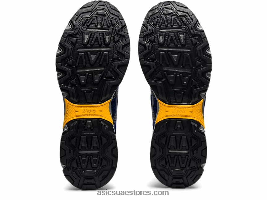 Asics موناكو أزرق / أسود جل فينشر 8 عريض للغاية 2N24DJ1591