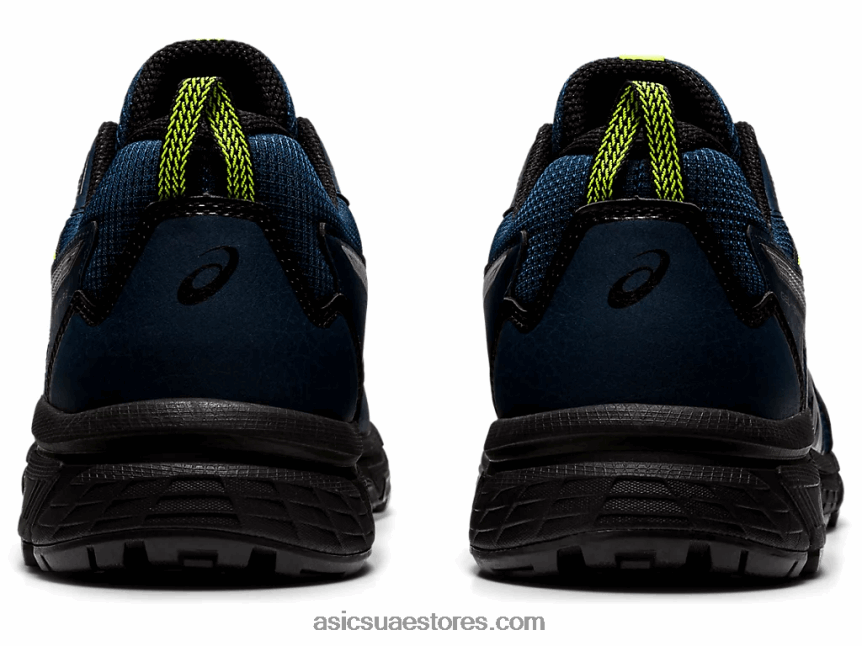 Asics أزرق فرنسي / أصفر أمان جل فينشر 8 مخرز 2N24DJ1628