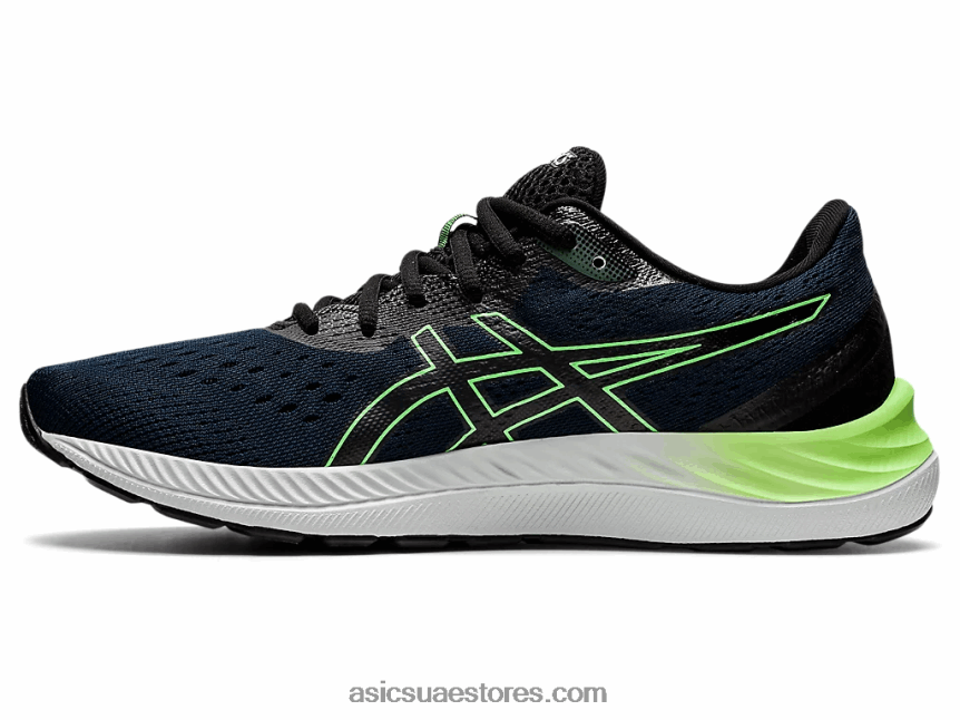 Asics الأزرق الفرنسي / الجير الساطع جل اكسايت 8 2N24DJ1663
