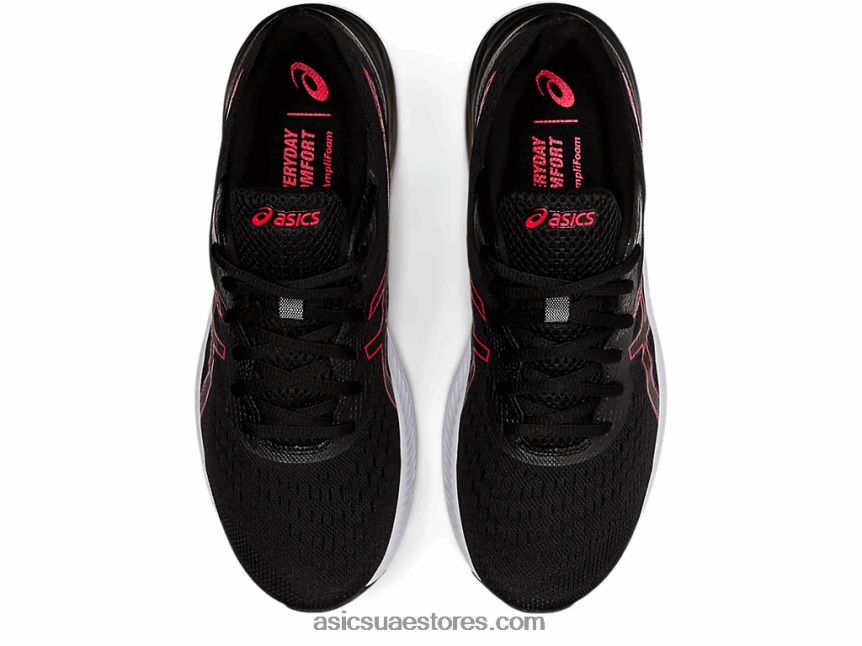 Asics أسود / أحمر كهربائي جل اكسايت 8 2N24DJ1696