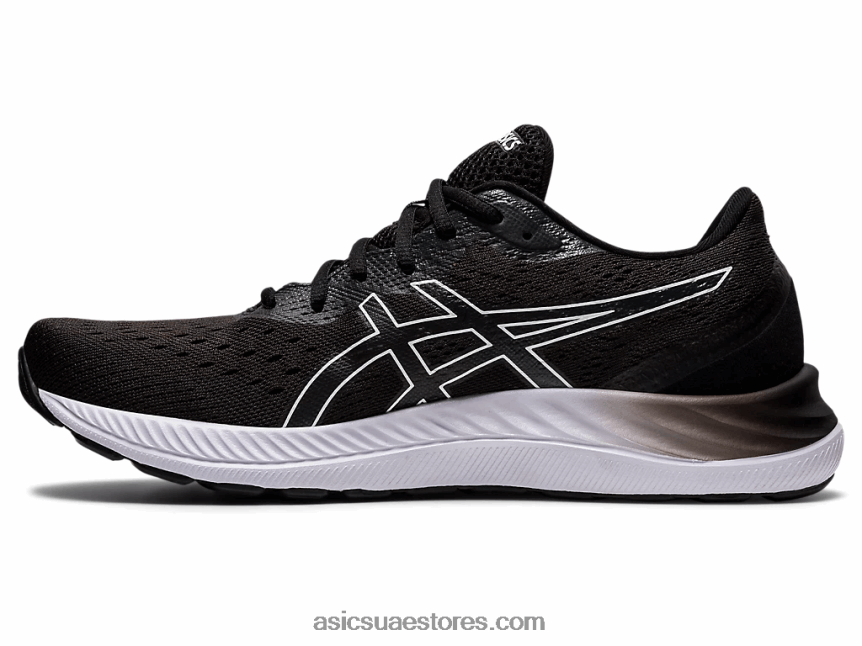 Asics أسود / أبيض جل اكسايت 8 2N24DJ1701