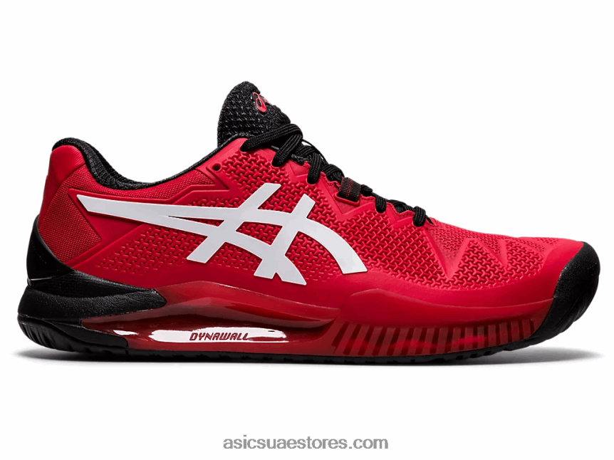 Asics أحمر كهربائي / أبيض هلام القرار 8 2N24DJ1747