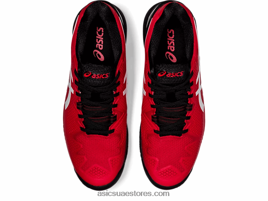 Asics أحمر كهربائي / أبيض هلام القرار 8 2N24DJ1747