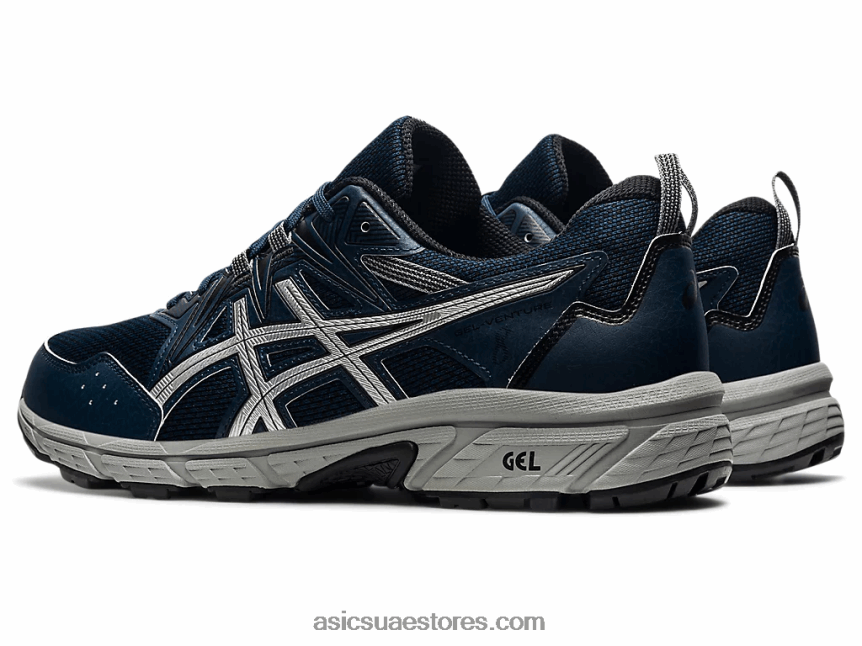 Asics الأزرق الفرنسي / الفضة النقية جل فينشر 8 2N24DJ1765