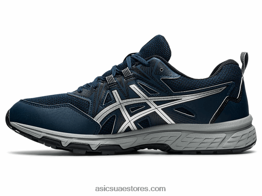Asics الأزرق الفرنسي / الفضة النقية جل فينشر 8 2N24DJ1765
