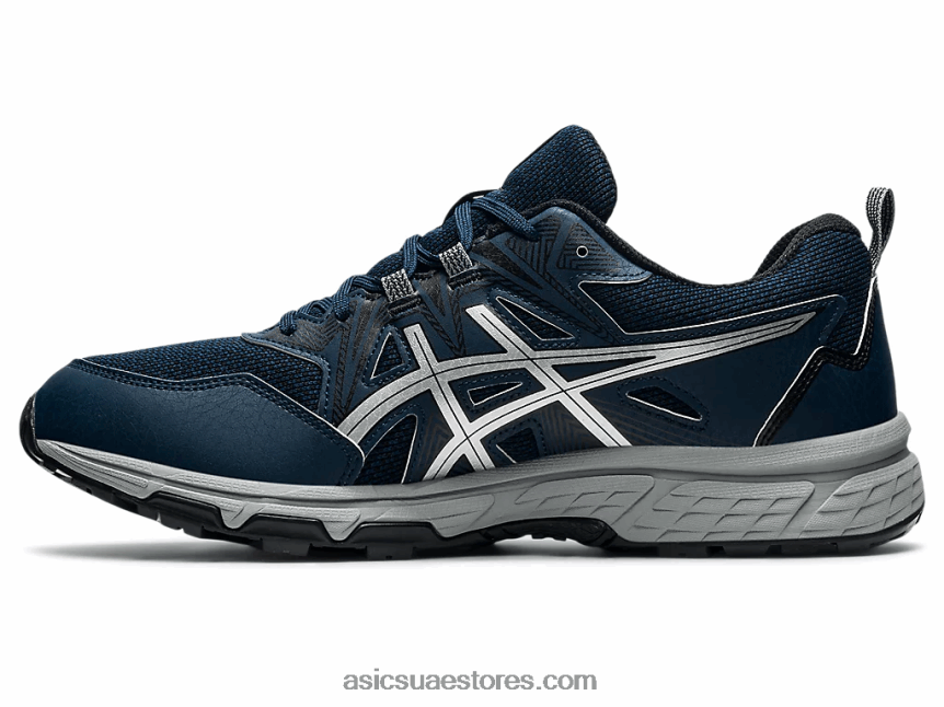 Asics الأزرق الفرنسي / الفضة النقية جل فينشر 8 عريض للغاية 2N24DJ1804