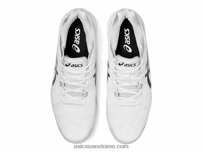 Asics أبيض أسود هلام القرار 8 2N24DJ1842