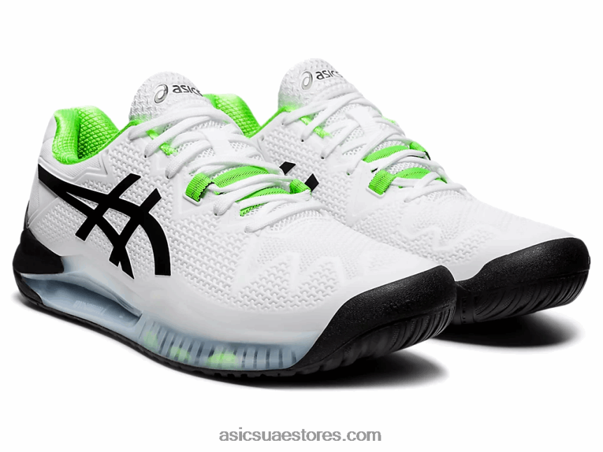 Asics أبيض / أبو بريص أخضر هلام القرار 8 2N24DJ1852