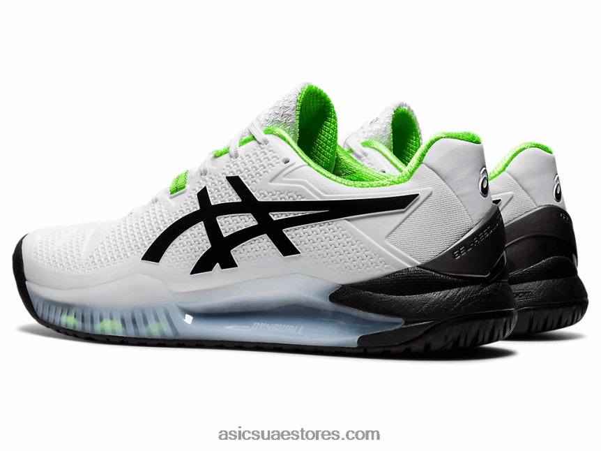 Asics أبيض / أبو بريص أخضر هلام القرار 8 2N24DJ1852