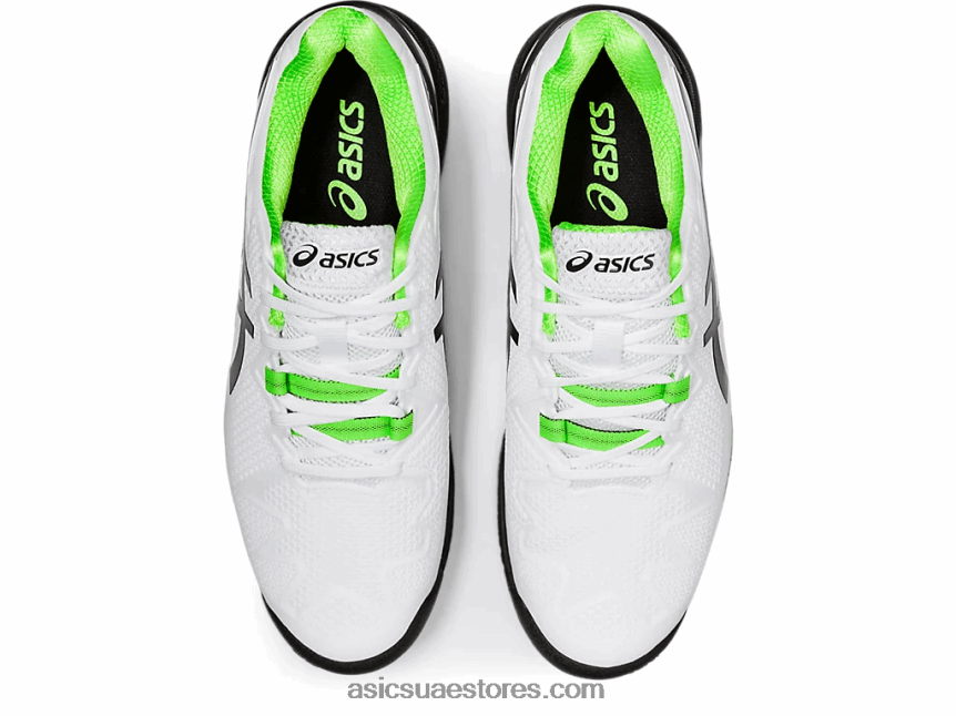 Asics أبيض / أبو بريص أخضر هلام القرار 8 2N24DJ1852