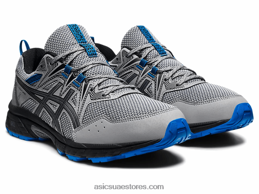 Asics صفيحة صخرية / أزرق كهربائي جل فينشر 8 2N24DJ1880