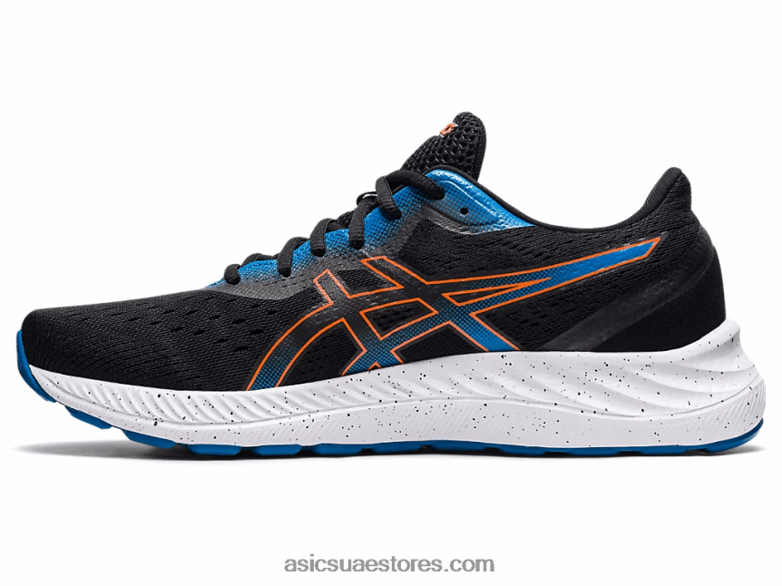 Asics أسود / برتقالي القطيفة جل اكسايت 8 2N24DJ1938