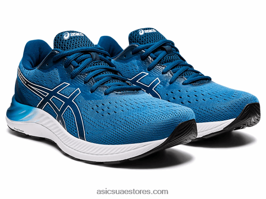 Asics تولد من جديد أزرق / أبيض جل اكسايت 8 2N24DJ1941