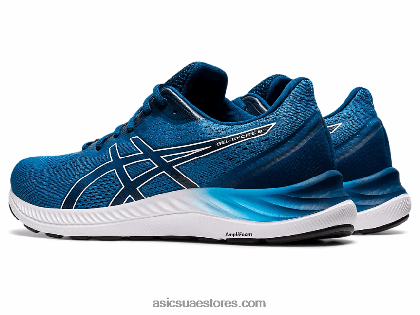 Asics تولد من جديد أزرق / أبيض جل اكسايت 8 2N24DJ1941