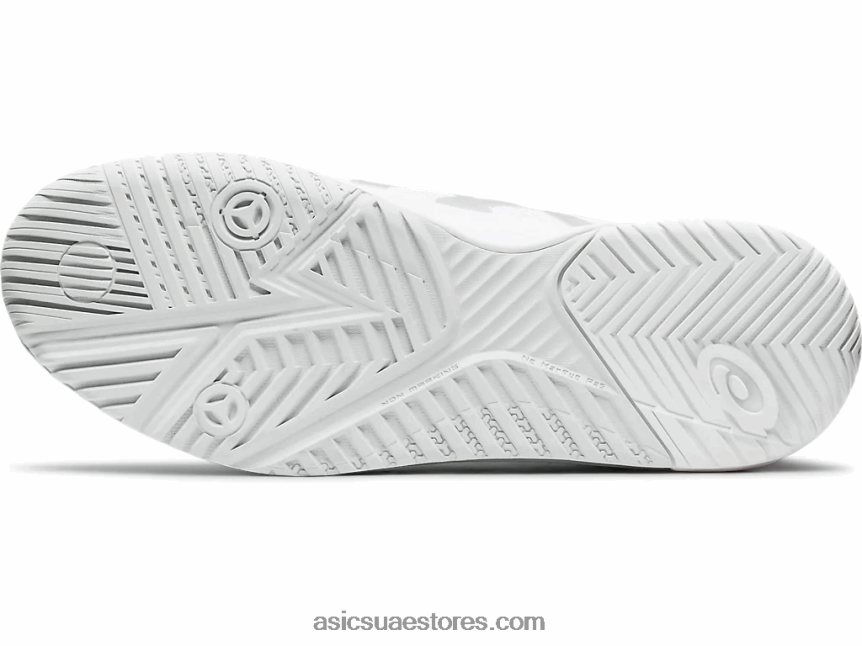 Asics أبيض / فضي نقي هلام القرار 8 2N24DJ2007
