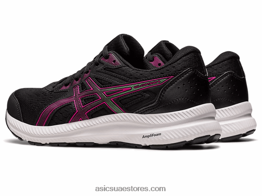Asics الهذيان الأسود / الوردي جل-كونتيند 8 2N24DJ2437