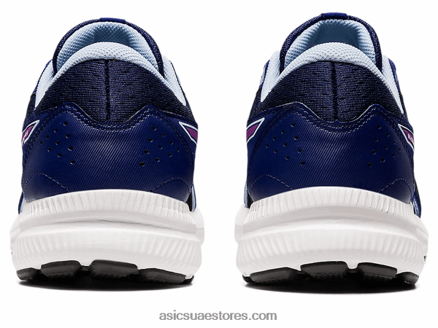 Asics الغوص الأزرق / السماء الناعمة جل يحتوي على 8 عريض 2N24DJ2597