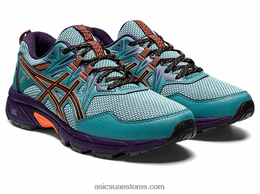 Asics ضبابي الصنوبر / نوفا البرتقالي جل فينشر 8 2N24DJ2879