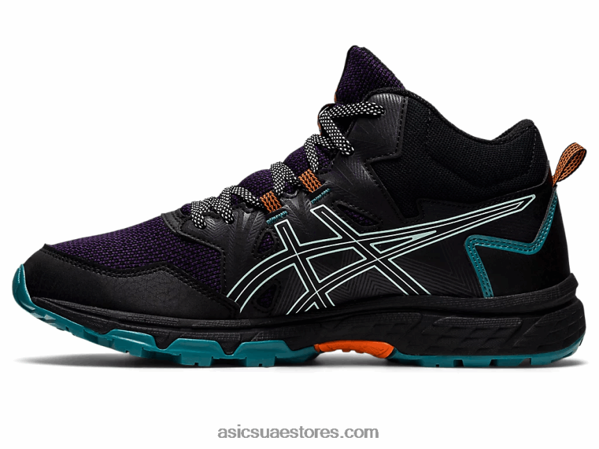 Asics أسود / سماء ناعمة جل فينشر 8 متر 2N24DJ2898