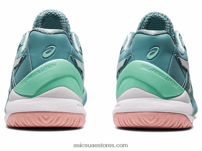 Asics دخان أزرق / أبيض هلام القرار 8 2N24DJ2957