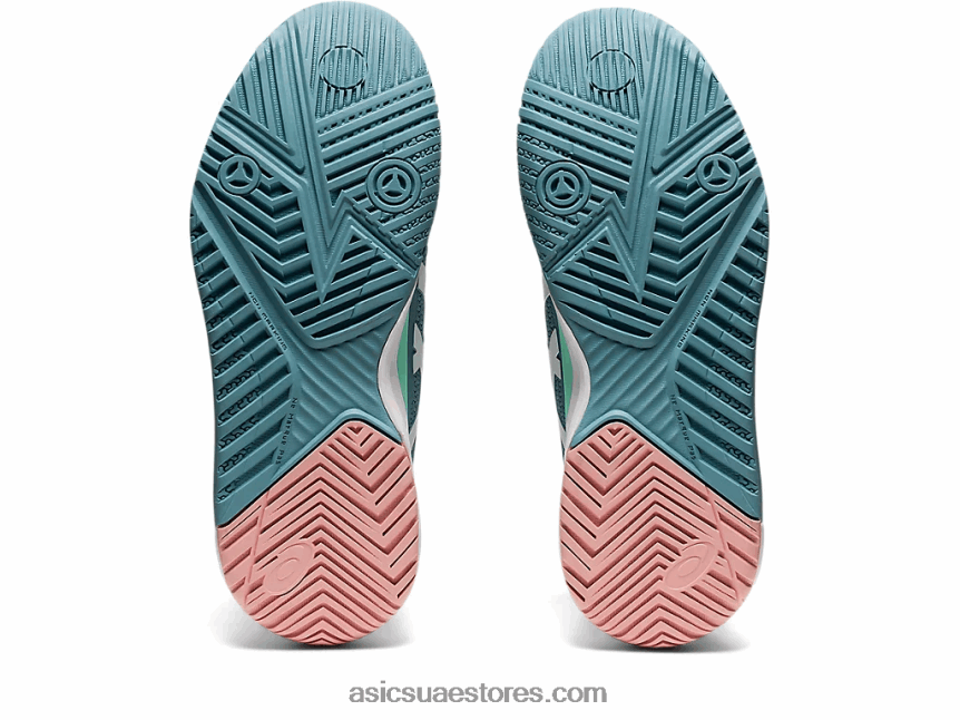 Asics دخان أزرق / أبيض هلام القرار 8 2N24DJ2957
