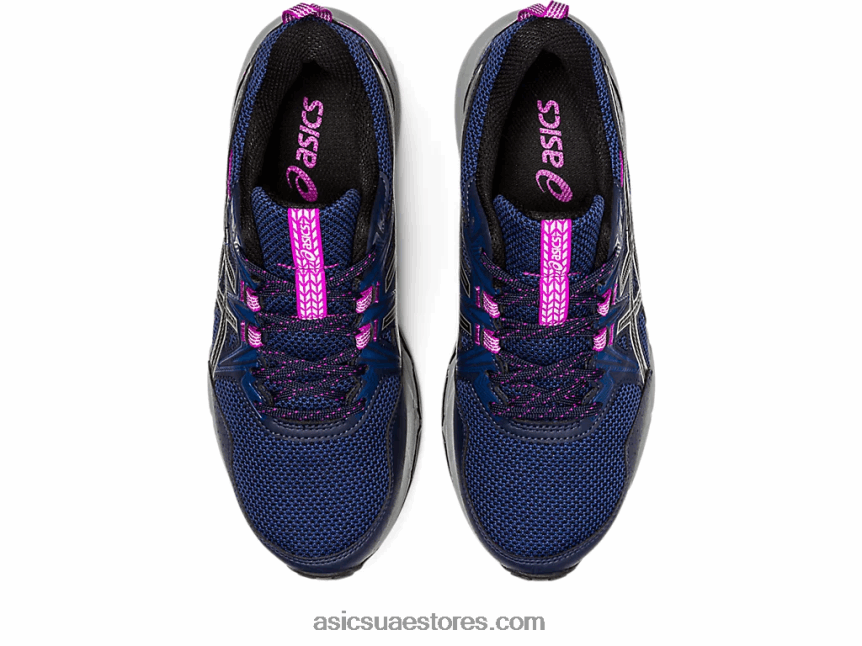 Asics منتصف الليل / الفضة النقية جل فينشر 8 2N24DJ2981
