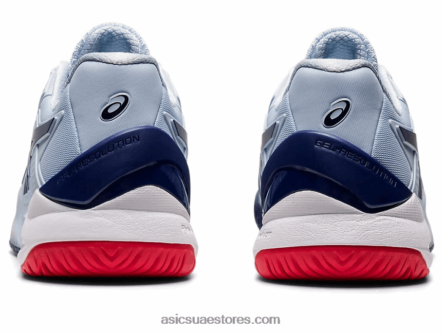 Asics السماء الناعمة / الغوص الأزرق دقة هلام 8 واسعة 2N24DJ3107