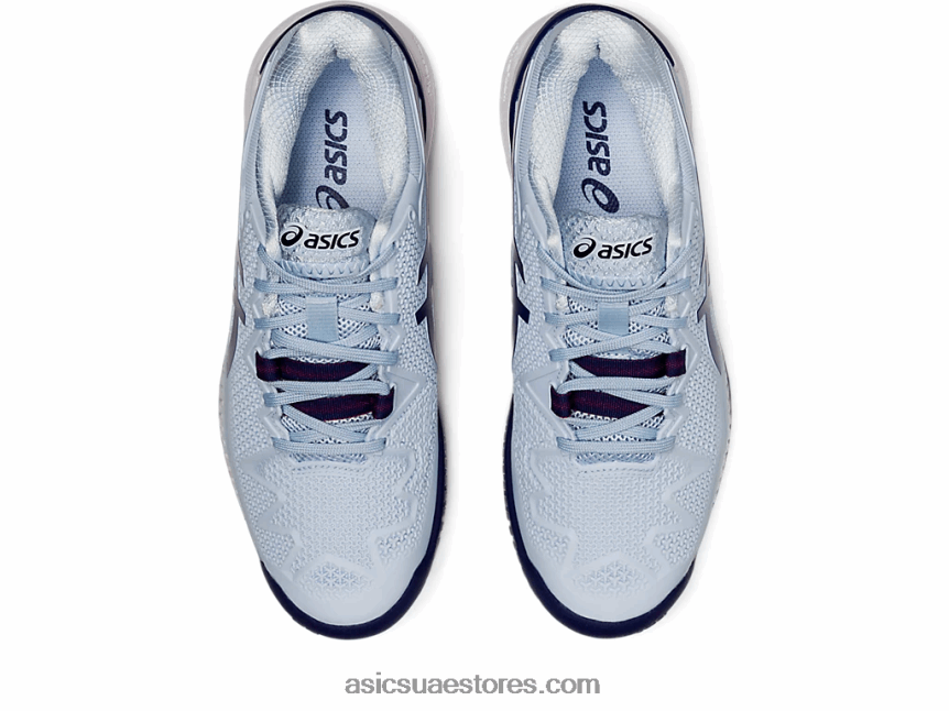 Asics السماء الناعمة / الغوص الأزرق دقة هلام 8 واسعة 2N24DJ3107