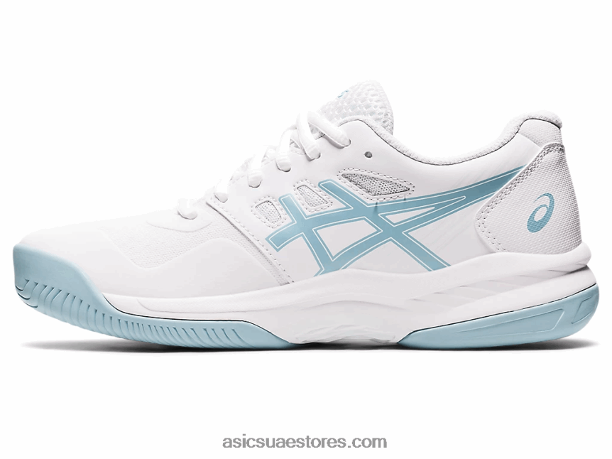 Asics أبيض / دخان أزرق لعبة جل 8 2N24DJ3192