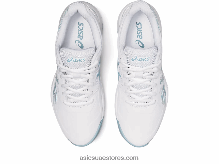 Asics أبيض / دخان أزرق لعبة جل 8 2N24DJ3192
