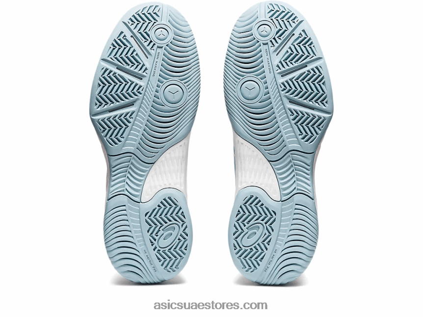 Asics أبيض / دخان أزرق لعبة جل 8 2N24DJ3192