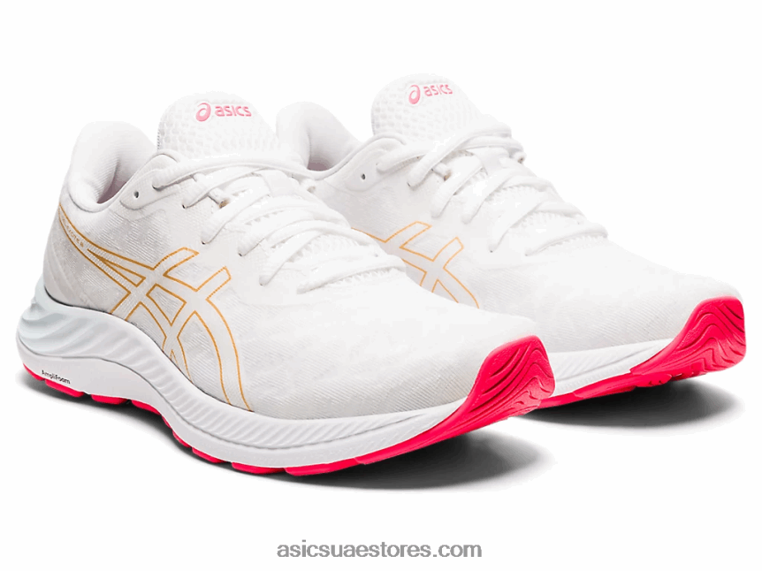 Asics أبيض / شمبانيا جل اكسايت 8 2N24DJ3195