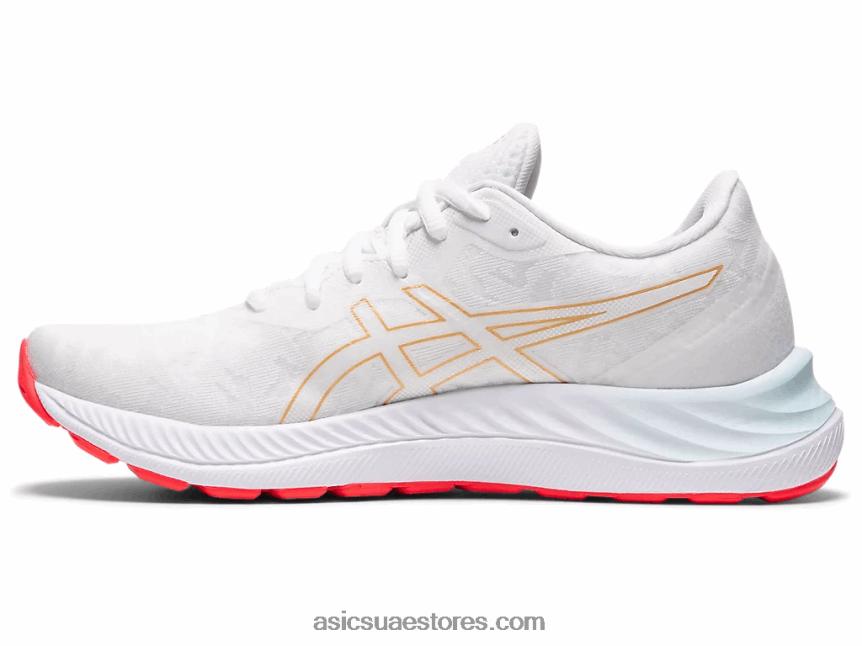 Asics أبيض / شمبانيا جل اكسايت 8 2N24DJ3195