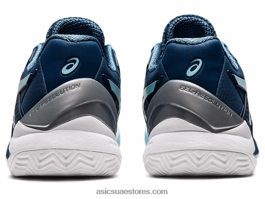 Asics نيلي فاتح / أزرق شفاف هلام القرار 8 الطين 2N24DJ3259