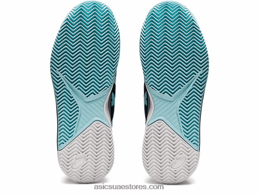 Asics نيلي فاتح / أزرق شفاف هلام القرار 8 الطين 2N24DJ3259