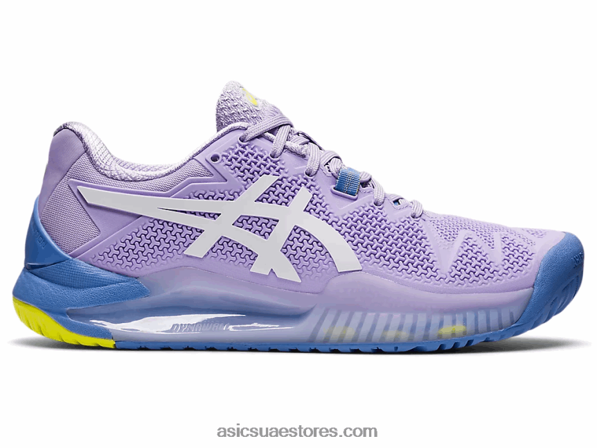 Asics موراساكي / أبيض هلام القرار 8 2N24DJ3260