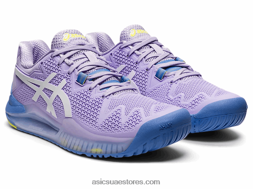 Asics موراساكي / أبيض هلام القرار 8 2N24DJ3260