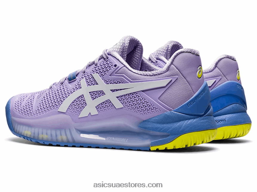 Asics موراساكي / أبيض هلام القرار 8 2N24DJ3260