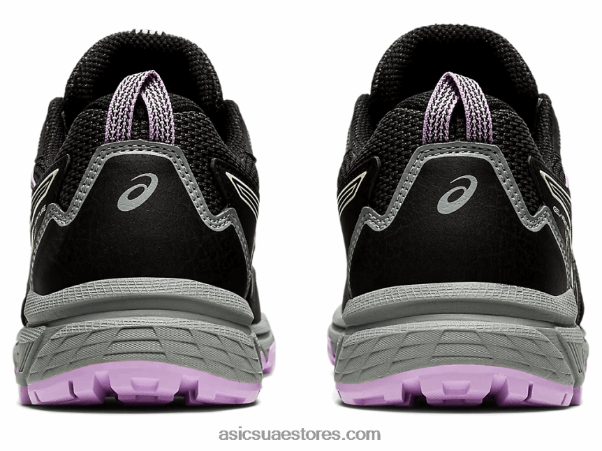 Asics أسود / عاجي جل فينشر 8 عريض 2N24DJ3354