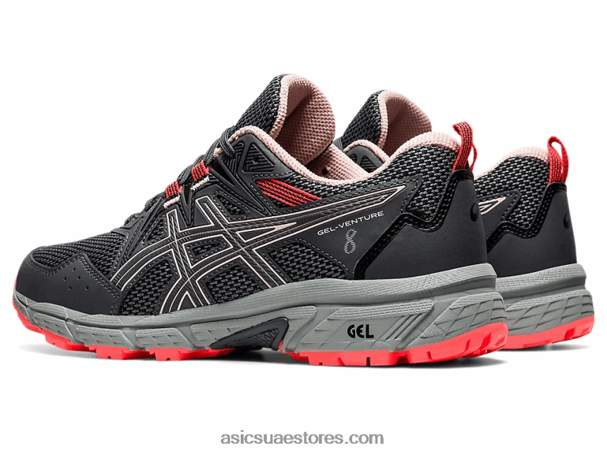Asics الناقل الرمادي / الخوخ الزنجبيل جل فينشر 8 2N24DJ3429