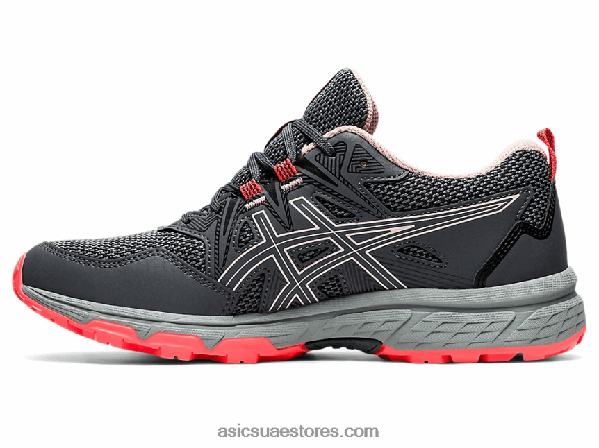 Asics الناقل الرمادي / الخوخ الزنجبيل جل فينشر 8 2N24DJ3429
