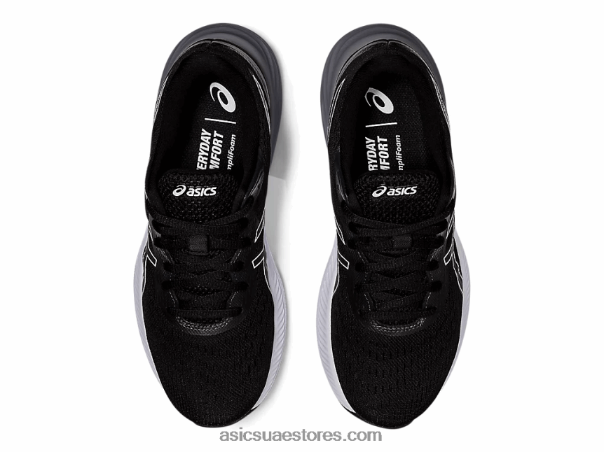 Asics أسود / أبيض جل اكسايت 8 2N24DJ3437